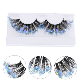 FOMIYES 3sets Elegant Sequins Eyelashes Realistic False Lashes for Party and Daily Wear 2pairs*3