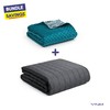 YnM Fuzzy Duvet Cover for Weighted Blankets (Infinite, 60''x80'')