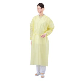 アズワン プロシェア ハーフラミネーションガウン 小分け イエロー CGPPE35