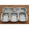 1LB Foil Pie Ashet Rectangle Aluminium Dish, Meat Steak,Disposable x