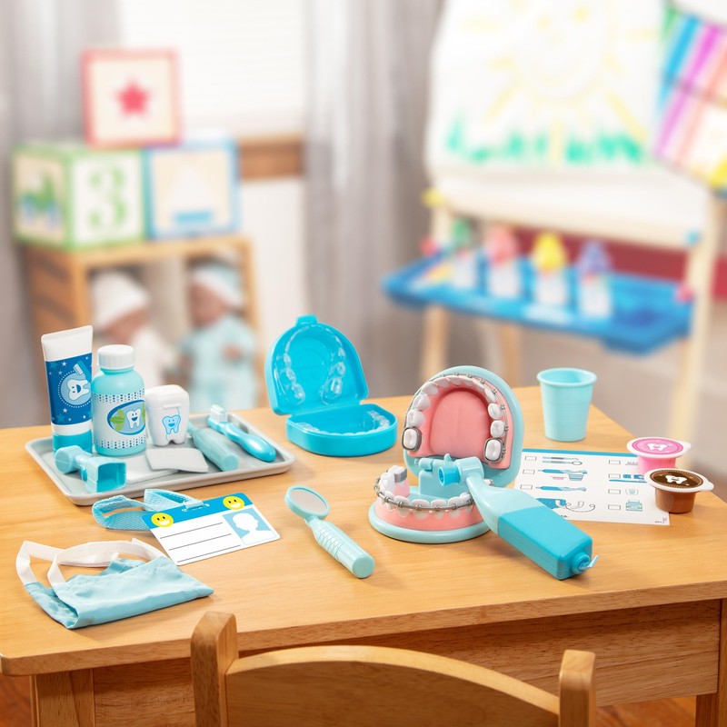 Melissa & Doug Super Smile Dentist Kit With Pretend Play