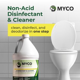 Myco Mold Control RTU – Ready-to-Use EPA-Registered Hospital Grade Disinfectant & Cleaner, Quat Formula for Mold Remediation & Bacteria Control, Commercial & Residential Use, 1 Gallon