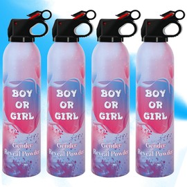 4 Pack Blue Gender Reveal Powder for Baby Boy, Color Powder or Dust for Gender Announcement Idea, Baby Shower Decoration, Supply, Party