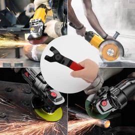 Rybtd Universal Angle Grinder Spanner 8-48mm Adjustable Pin Spanner with Allen Key Fitting Part Inner Outer Flange Home Spanner Wrenches Repair Tool Applied to 4''5''6''7''9'' Angle Grinder Polisher