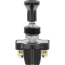 Restagraf Pull Switch 2 Terminals 8.3mm Bore Diameter 0.7-7.5mm 12V 10A 1 Piece