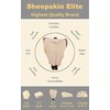 SHEEPSKIN ELITE Chamois Car Drying Towel XL Mega Size (5.7-6.2