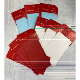 Wondershop 9 pks / 6 sheets  red, white, + blue tissue Gift Wrap Paper 16.5" x 24" Xmas