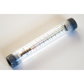 THERMIS LZM-20G Pipe Float Flow Meter for Measuring Liquids (Water) Vertical G3/4, Diameter 20 mm, Flow Rate 4-36 l/min