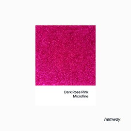 Hemway Dark Pink Glitter Microfine 125 g / 4.4 oz Powder Metallic Resin Craft Glitter Flake Sequins for Epoxy Cups, Hair Face Body Eye Nail Art Festival