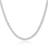 Kose Tennis Necklace 18K White/Yellow Gold for Women and Men