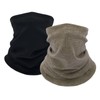 2 Pack Winter Neck Gaiter Warmer for Women Men Soft