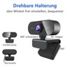 DDKJ Webcam Full HD 1080P, PC Camera with Microphone, Computer