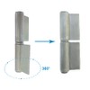 SRNETKJ 10 Pack 3-1/8" x 1" Weldable Lift Off Hinges