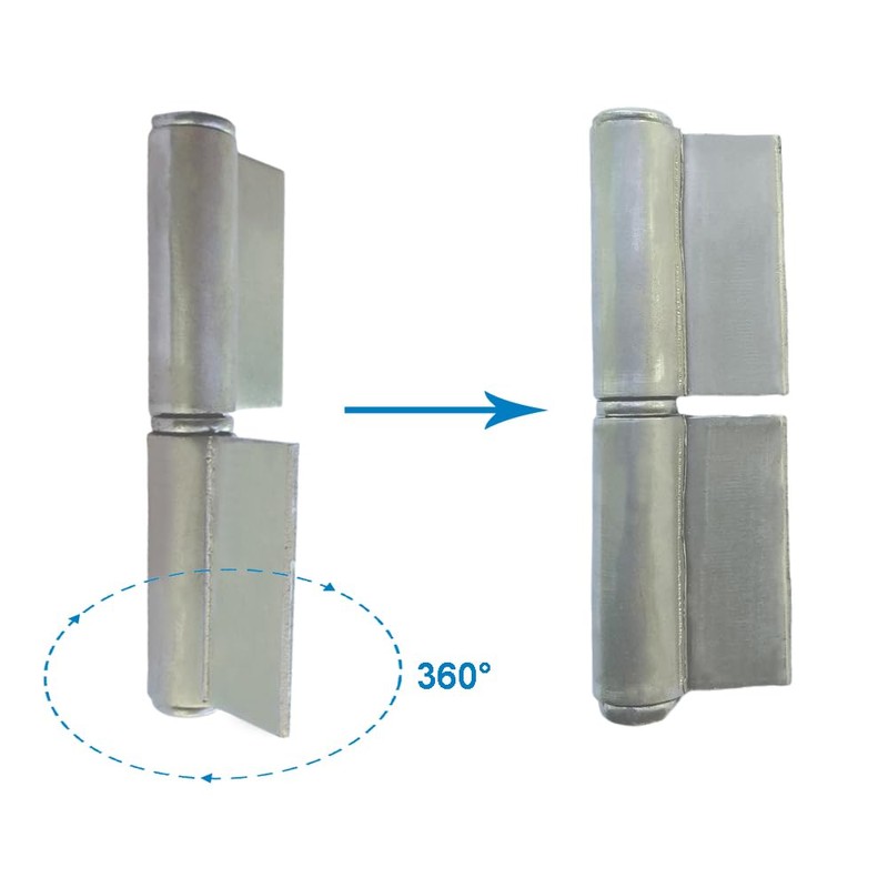 SRNETKJ 10 Pack 3-1/8" x 1" Weldable Lift Off Hinges