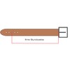 BELTINGER Crocodile Embossed Belt without Buckle 4 cm Leather Belt