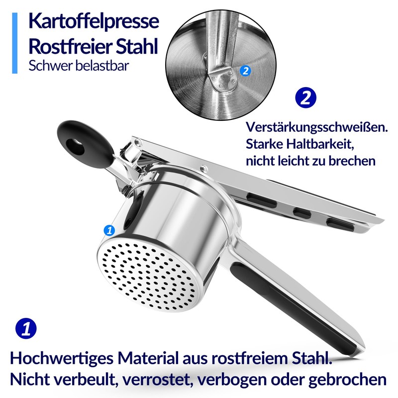 Potato Ricer with Increased Container Volume