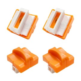 WELANE Paper Cutter Replacement Blades, 4 PCS Paper Trimmer Blades for A4 Paper Cutter (Orange)