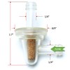 Inline Fuel Filter - APE RACING Universal Small 90 Degree