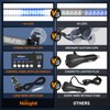 Nilight 144LED Traffic Advisor Strobe Light Bar with Controller Blue