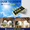 TSUNESLUX 2 Heads Pendant Solar Shed Light Outdoor Indoor, 156