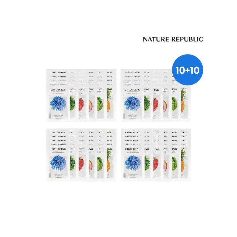 Nature Republic (현대Hmall)10+10 크라이오 아이싱 마스크팩 (Hyundai Hmall) 10+10 Cryo