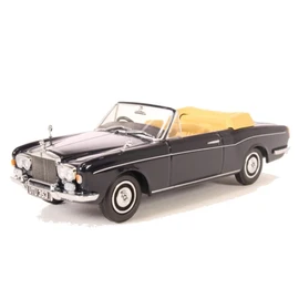 Oxford Diecast 43RRC001 Rolls Royce Corniche Conv. (Open) Indigo Blue