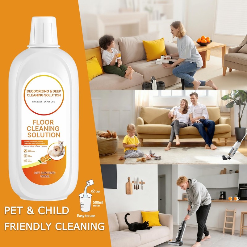 4 Packs Floor Cleaning Solution Compatible with Tineco iFloor &