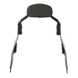XMT-MOTO Black Short Passenger Backrest Bracket Sissy Bar For Harley Sportster XL 2004-later
