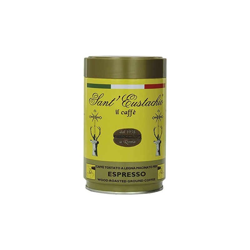 Sant Eustachio Espresso Ground Coffee in Can 8.8oz/250g