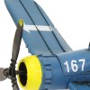 Homeroots 5" Blue and Yellow Metal Hand Painted Model Airplane