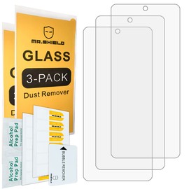 Mr.Shield [3-Pack] Screen Protector For Motorola Moto G 5G (2022) [Upgrade Maximum Cover Screen Version] [Tempered Glass] [Japan Glass with 9H Hardness] with Lifetime Replacement