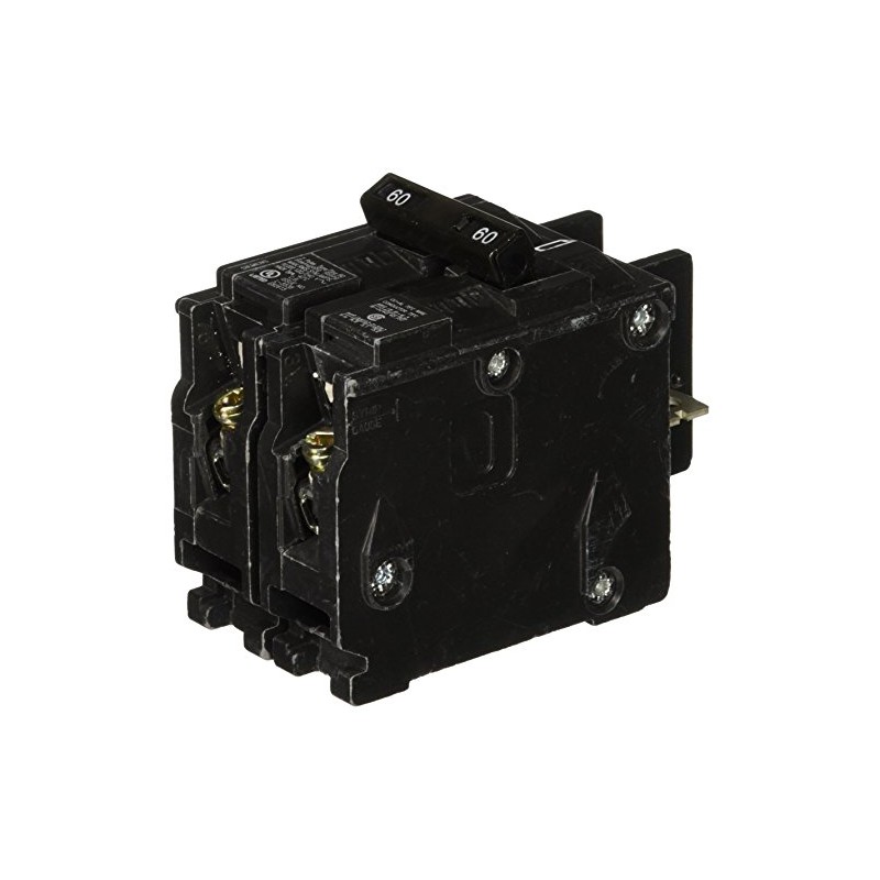 Siemens BQ2B060 60-Amp Double Pole 120/240-Volt 10KAIC Lug In/Lug Out