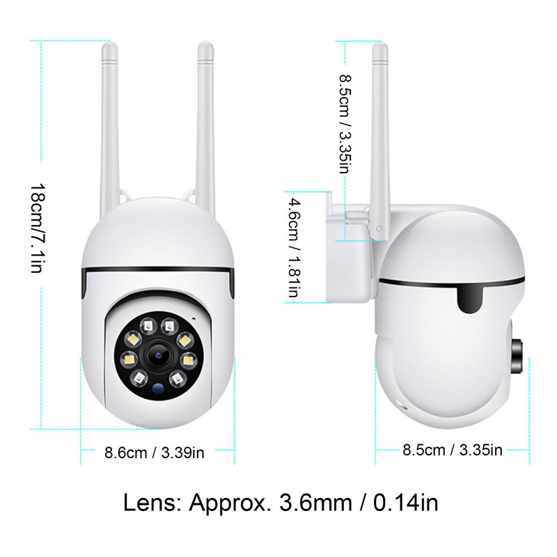 USB Bulb Security Camera 2MP 1920x1080 WIFI HD Night Vision