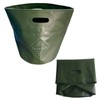 TAVARUA 3054/3055 OLIVE Portable Bucket, 9.8 gal (38 L), Waterproof,