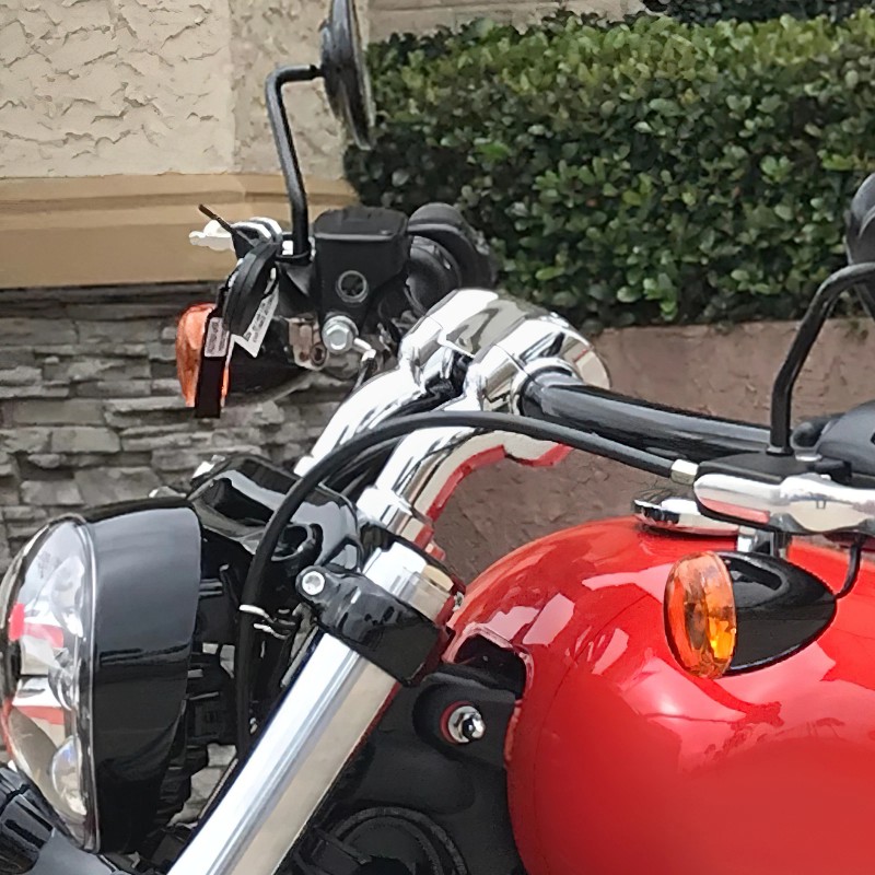 TCMT 4" Handlebar Riser 1" Bar Fit For Harley Softail
