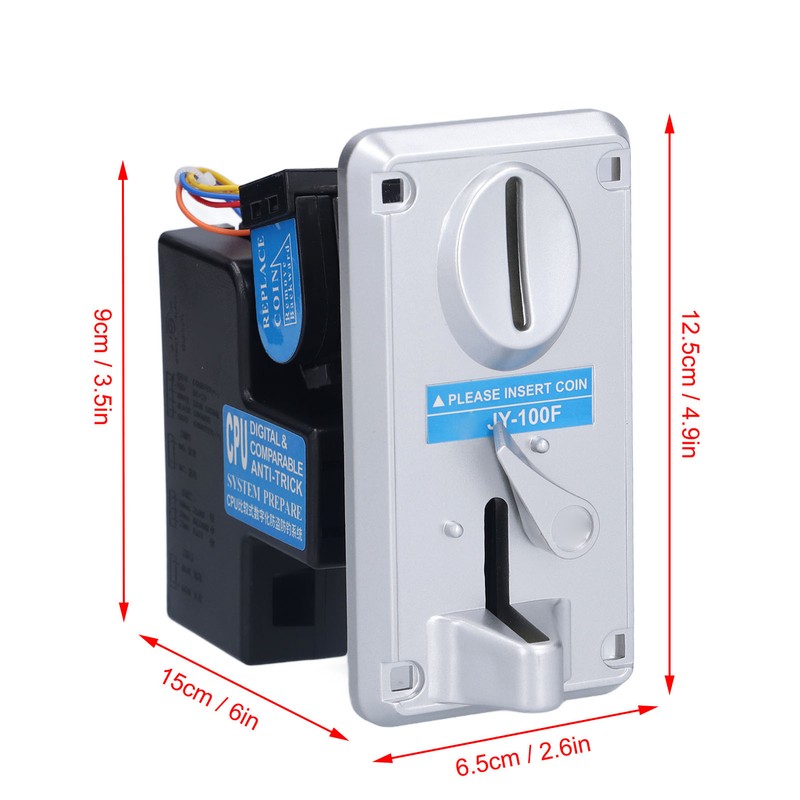 Coin Acceptor Supports 6 Different Currencies Multi Signal Output Coin
