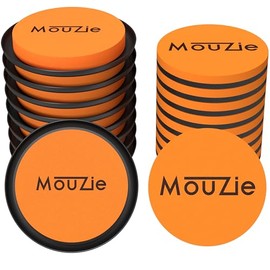 8+8 Orange 3 1/2 Inch Reusable Heavy-Duty Mover Large Appliance and Furniture Sliders Coasters Super Movers Tool Pads for Easy Moving Over Carpet Hardwood Concrete Tile Wood Floors no Lifter Included