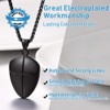 Put On The Full Armor of God Shield Necklace Black