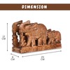 Divit Shilp Tissue & Toothpick Holder, Wood Tissue Box Holder