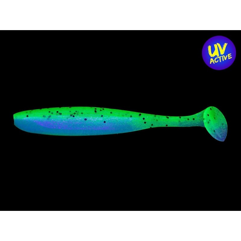 Keitech Easy Shiner 4 Inch Chartreuse Pepper Shad - Pack