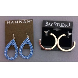 Department  Store Lot of 14 Pair Department Store Earrings Retail 228.00 NWT.@P