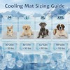 FunFurry Cooling Mat for Dogs，44"X32" Extra Large Pet Pad，Q-Max>0.5 Rapid