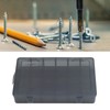 Multi Compartment Parts Box Removable Divider Transparent Plastic 18 Grids