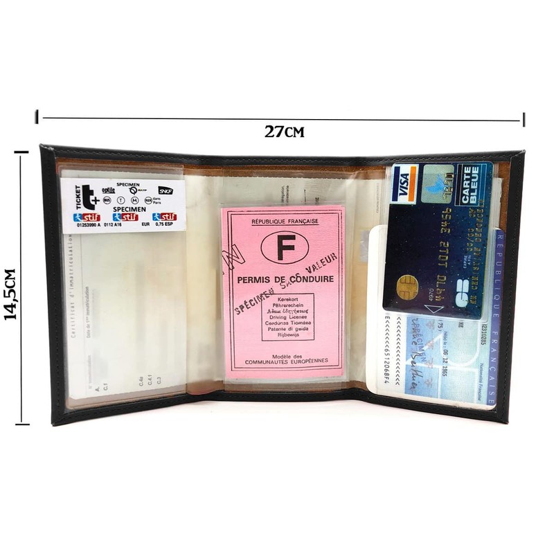 Charmoni - 3 Flaps Car Paper Cover Car License ID