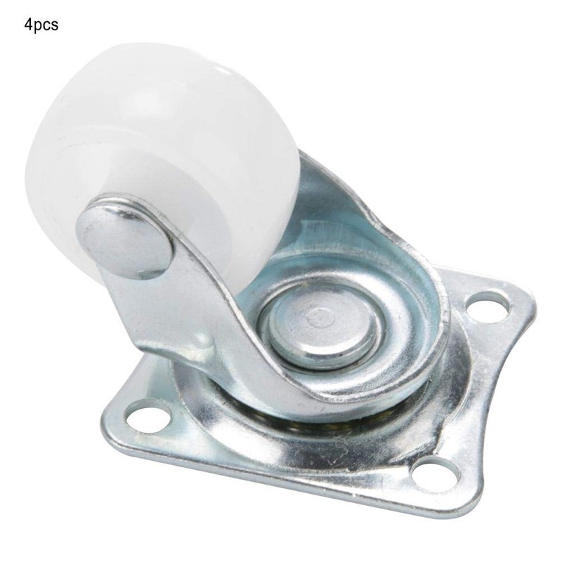 Ruedas giratorias, 4 piezas Ruedita giratoria de 1 pulgada Rueda