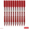 Goldex Klassy RED 10 x 0.7mm Fine Tip Ballpoint Pens