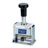 HAND Precision Automatic Numbering Machine/Stamp Self-Inking 6 Wheels, 4.5mm Digits + 2 Free Dry Inking Pads