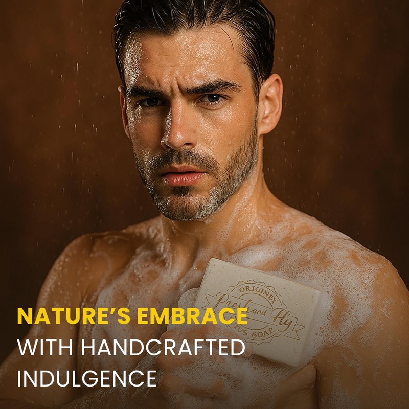 Fresh & Fly Mens Soap Bar for Face, Body 300g