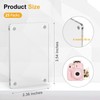SAMYUCHO 25 Packs Acrylic Magnetic Picture Frame for Refrigerator, Mini