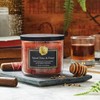 Village Candle Spiced Tobac & Honey Medium Bowl, 14oz, Orange,